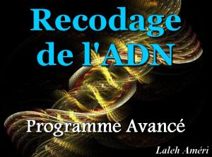 Recodage de l'ADN: Programme Avancé - CD2
